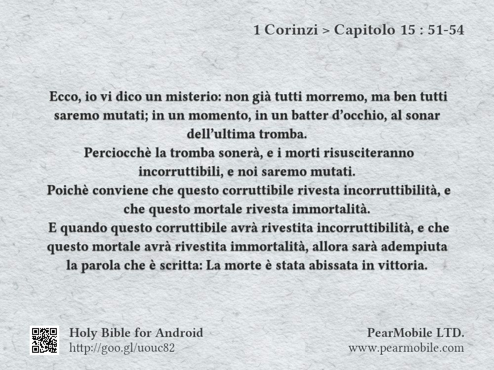 1 Corinzi, Capitolo 15:51-54